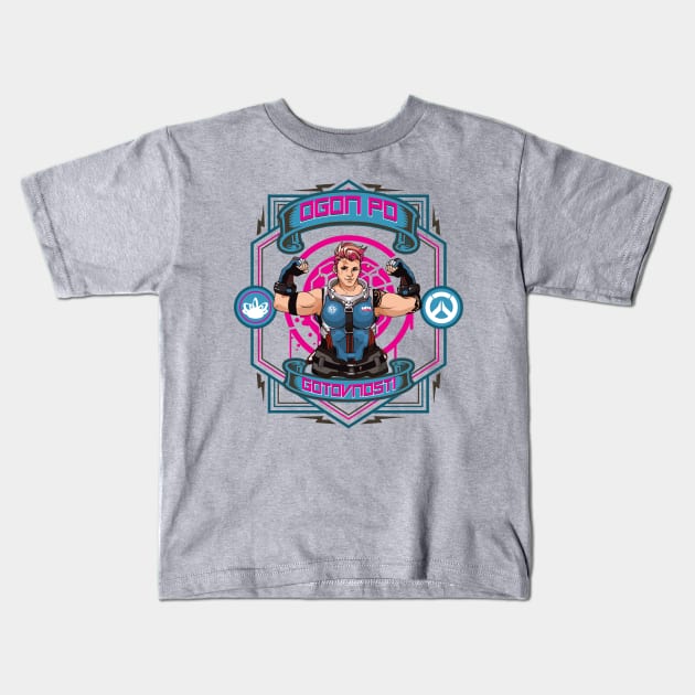 Zarya - FIRE AT WILL! Kids T-Shirt by Digitalgarz